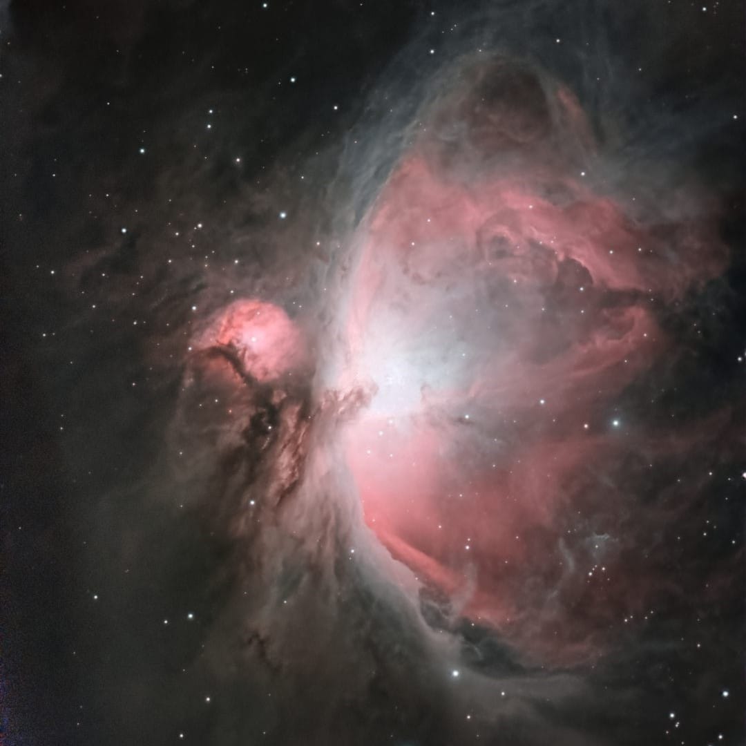 Orion nebula acquired with a Seestar S50